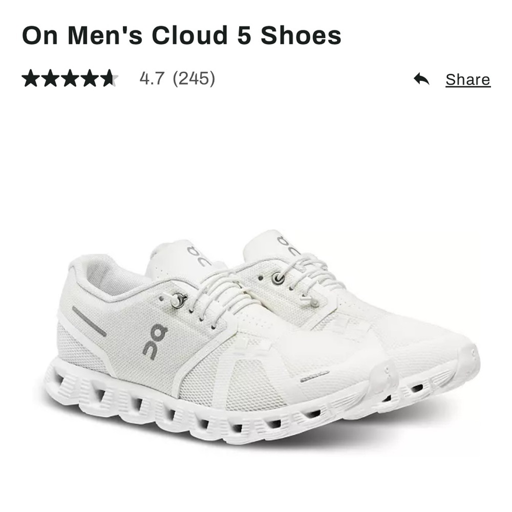On Men’s Cloud 5 Shoes